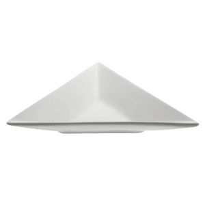 861-WTR5TRITB 5 1/2" Triangular Serving Tray - Porcelain, White