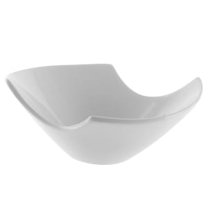 861-WTR6SAMBWL 10 oz Rectangular Samurai Bowl - Porcelain, White