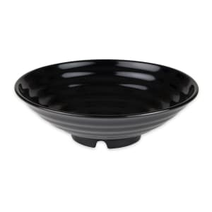 284-ML79BK 9 1/4" Round Pasta Bowl w/ 1 1/2 qt Capacity, Melamine, Black