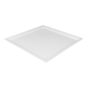 284-ML244W 24" Round Siciliano Plate - Melamine, White