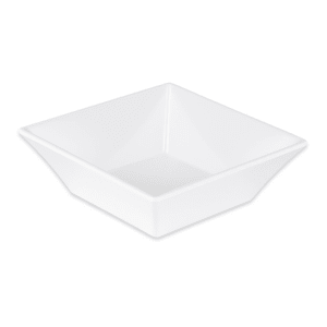 284-ML279W 6" Square Salad Bowl w/ 23 oz Capacity, Melamine, White