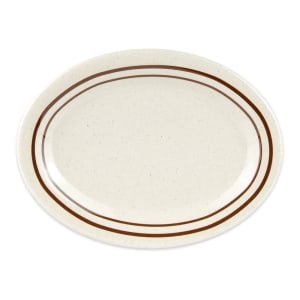 284-OP950U 9 3/4" x 7 1/4" Round Ultraware Platter - Melamine, White