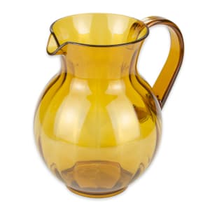 284-P4090PCA 8 3/4" Round Beverage Pitcher, Polycarbonate, Amber