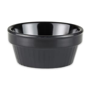 284-R3BK 3 oz Melamine Ramekin, Black