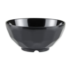 284-RB122BK 11 oz Round Melamine Oatmeal Bowl, Black