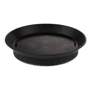 284-RB894BK 7 1/4" Round Fast Food Basket, Plastic, Black