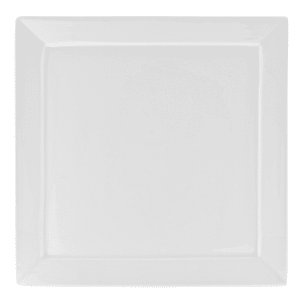 861-WEL8SQ 7 1/4" Square Dinner Plate - Porcelain, White