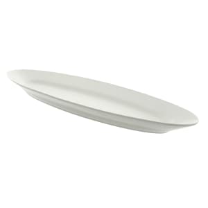 861-WTR24OVFP 23 5/8" x 8" Oval Whittier Fish Platter - Porcelain, White