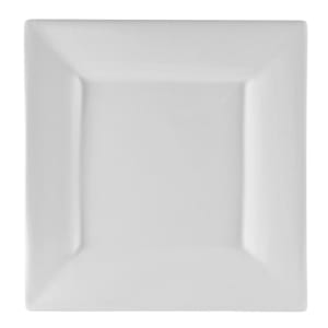 861-WTR7SQ 7 1/4" Square Salad/Dessert Plate - Porcelain, White