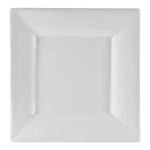 861-WTR8SQ 7 3/8" Square Lunch Plate - Porcelain, White