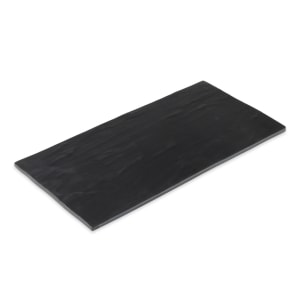284-SB1470BK Rectangular Display shelf, 14" x 7", Melamine, Faux Slate
