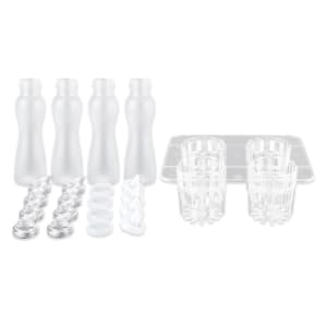 284-SDB32PCSET 25 Piece Salad Dressing Juice Bottle Set, Polycarbonate, Clear