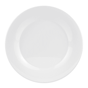 284-WP12DW 12" Round Melamine Dinner Plate, White