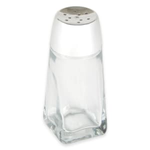 075-16U 2 oz Salt/Pepper Shaker - Glass, 4 1/4"H