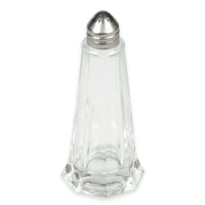 158-158S 1 oz Salt/Pepper Shaker - Glass, 4 1/2"H