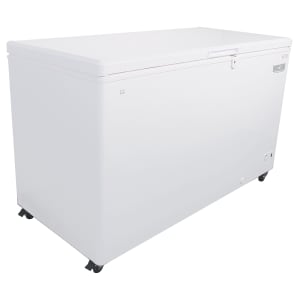 260-KCCF170WH 59 1/2" Mobile Chest Freezer w/ Wire Storage Basket - White, 115v
