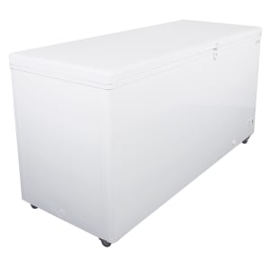 260-KCCF210WH 70 7/8" Mobile Chest Freezer w/ Wire Storage Basket - White, 115v