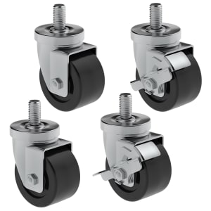 440-HS5035 4" Casters for (1) & (2) Section Commercial Series Undercounter Refrigerators
