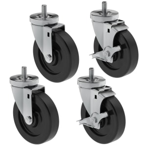 440-HS5036 6" Casters for (1) & (2) Section Commercial Series Undercounter Refrigerators