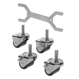 440-HS5037 2 1/4" Casters for (1) & (2) Section ADA Compliant Undercounter Refrigerators