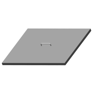 440-HS5070 Lift Off Cover for 12 Pan Mega Top Opening, Stainless
