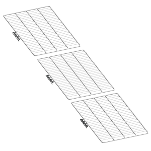 440-HS5053 Replacement Shelf for CR1S, CF1S, CR3S, & CF3S - 21 1/4" x 26", Epoxy Coated Wire