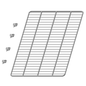 440-HS5117 Replacement Shelf for 48" Refrigerated Cabinets, Stainless Steel