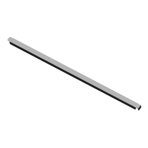 440-HS5191 20 5/8" Side to Outer Divider Bar for 18 Pan CRMR Models, Stainless Steel