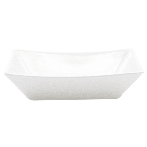 229-20028W 5" x 3 3/8" Rectangular Better Burger Tray - Melamine, White