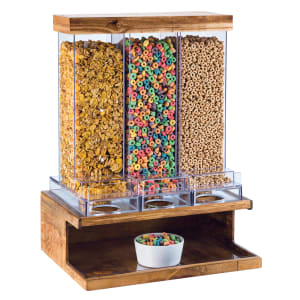 151-343499 Countertop Cereal Dispenser, (3) 9 4/5 liter Hoppers