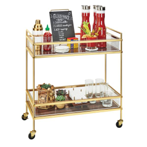 Mobile Coffee Cart Trolley Service Bar Cart Trolley Storage Accessories  Dining Room Sets Carrinho Auxiliar Hotel