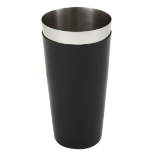 080-BS28P 28 oz Stainless Bar Cocktail Shaker, Black