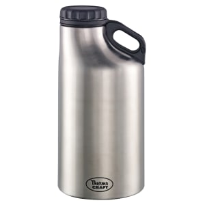482-GRW64BS 64 oz Vacuum-Insulated Growler, Stainless Steel