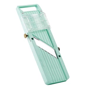 080-MDL5P Japanese Mandoline Slicer w/ (3) Slice Settings - Stainless Steel Blades, Plastic Frame, Green