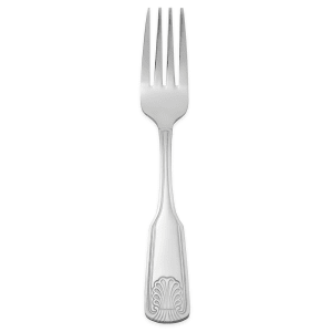 370-SH505N 7 5/8" Dinner Fork with 18/0 Stainless Grade, Shell Pattern