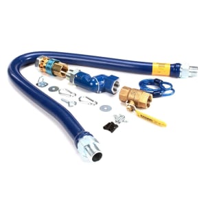 187-16100KITS48 48" Gas Connector Kit w/ 1" Male/Male Couplings