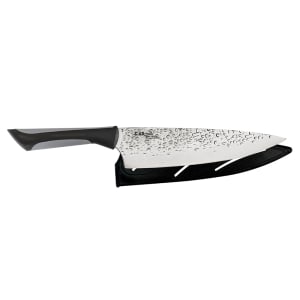 194-AB7066 8" Chef's Knife w/ Black Soft-Grip Handle, Stainless Steel Blade