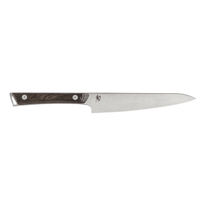 194-SWT0701 6" Utility Knife w/ Tagayasan Wood Handle, Stainless Steel Blade