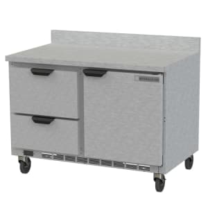 118-WTFD48AHC2FIP 48" W Worktop Freezer w/ (1) Section & (2) Drawers, 115v