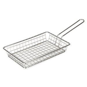 166-MRECBSKT Rectangular Grid Basket, Stainless