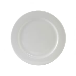 424-ALA074 7 1/2" Round Alaska Plate - Ceramic, Porcelain White