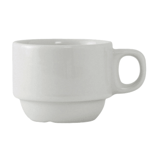 424-ALF0303 3 oz Alaska/Colorado Demitasse Cup - Ceramic, Porcelain White