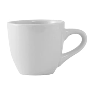 424-ALF035 3 1/2 oz Alaska/Colorado Demitasse Cup - Ceramic, Porcelain White