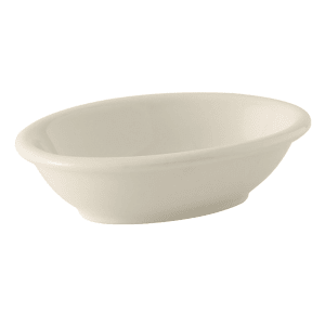 424-BEK0501 5 oz Oval Fruit Dish - Ceramic, American White