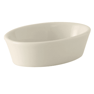 424-BEK100 10 oz. Oval, Ceramic Baking Dish, White