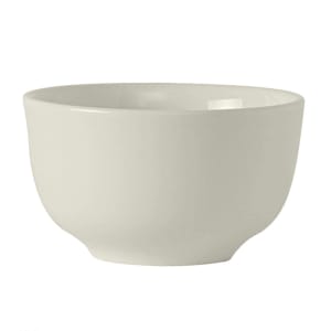 424-AMU040 8 oz Round Modena Bouillon Cup - Ceramic, Pearl White