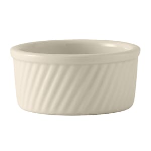 424-BEX0804 8 oz Round Souffle Dish - Ceramic, American White