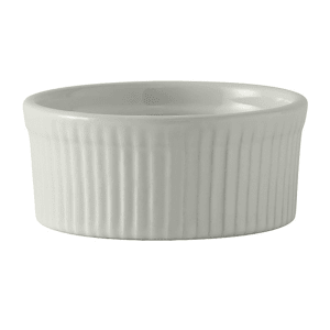 424-BWX1002 10 oz Round Souffle Dish - Ceramic, White