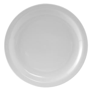 424-CLA104 10 1/2" Round Colorado Plate - Ceramic, Porcelain White