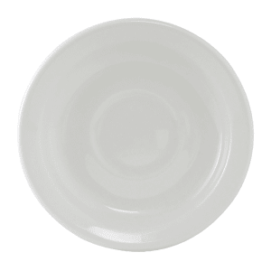 424-CLE046 4 3/4" Round Colorado Demitasse Saucer - Ceramic, White